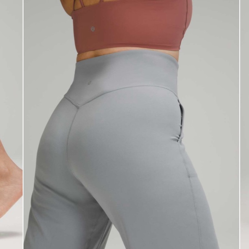 🍋Lululemon Align Wide Leg Super High Rise Crop 23” (gray)